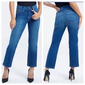 Good American Good Straight Jeans Size 14/32 Cropped
